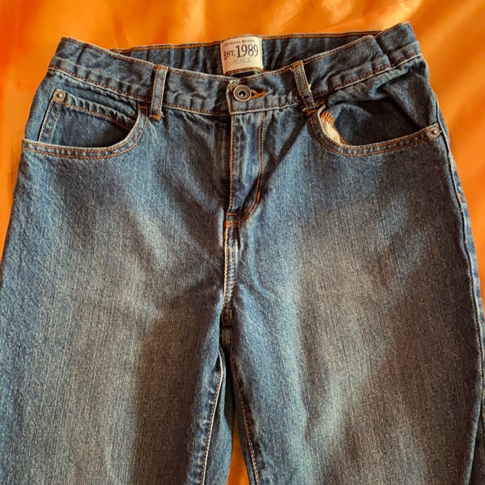 1989 PLACE JEANS FOR KIDS SZ14 BOOTCUT SEMI-ÉVASÉ